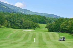 akakura golf course 18th hole