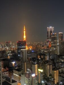 Tokyo night sky line