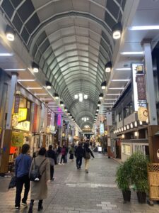 Shopping walkways in Tokyo