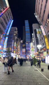 Big city lights Tokyo